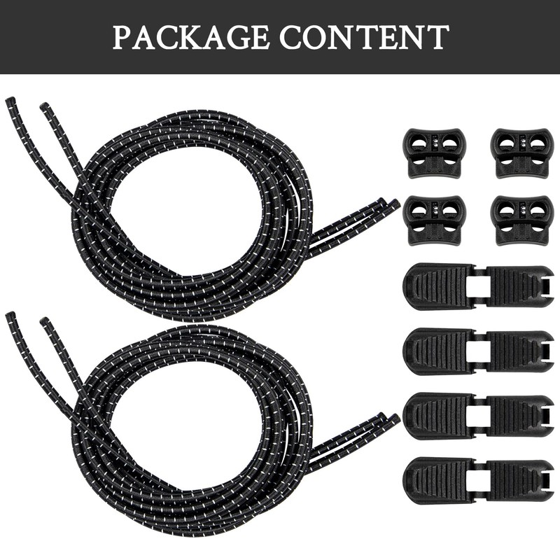 Endoto 2 Pairs Elastic Shoelaces for Keen Newport Water Sandal