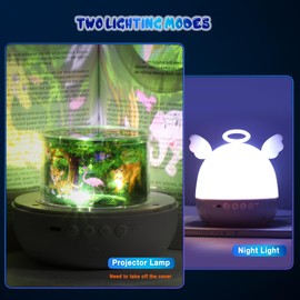 Diboniur Starry Sky Projector Children with 22 Films, Snooze Lights for Children, Dimmable Night Light Star Projector Baby, Night Lamp Children's Room with 360° Rotation, 20 Lullaby