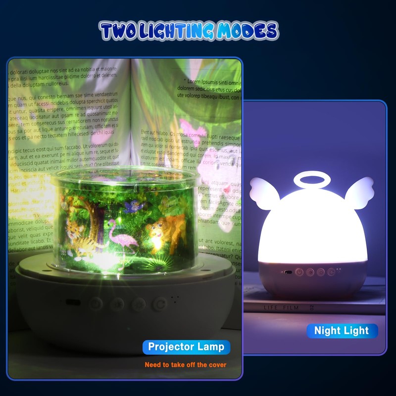 Diboniur Starry Sky Projector Children with 22 Films, Snooze Lights