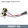 X AUTOHAUX H11 H8 H9 Male Transfer Female Splitter Connector