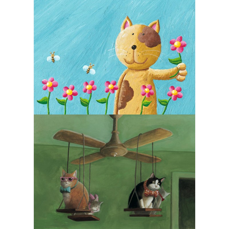 Inkognito Set of 10 No. 1 - Humorous Cats |