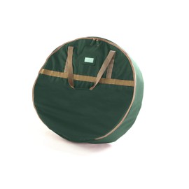 Covermates Keepsakes Christmas Wreath Storage Bag – Heavy Duty Polyester, Interior Pouch, Dual Zipper Pulls - Holiday Storage-Green