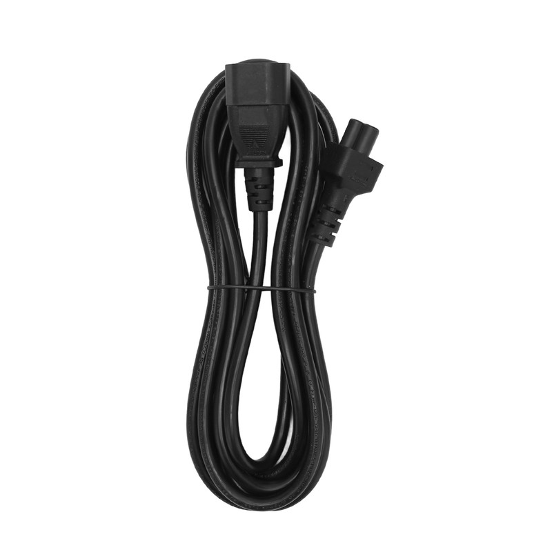 IEC320 C14 Male to C5 Female Power Cable Tension Resistant