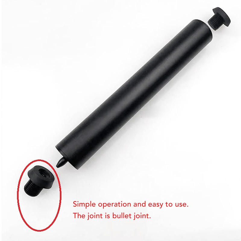 Premium Aluminum Billiard Pool Cue Extender, Cue Pool Accessory with