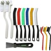 12Pcs Crevice Cleaning Brush Set, Multifunctional Hard Bristle Cleaning Product
