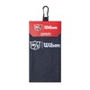 Wilson Staff Unisex Golf-Towel, Triple Folded, TRI FOLD, Microfibre, Black,