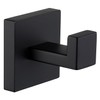 Angle Simple Towel Hook Matte Black, SUS 304 Stainless Steel