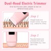 Bikini Trimmer Women, Dual Head Electric Razor for Women, IPX6