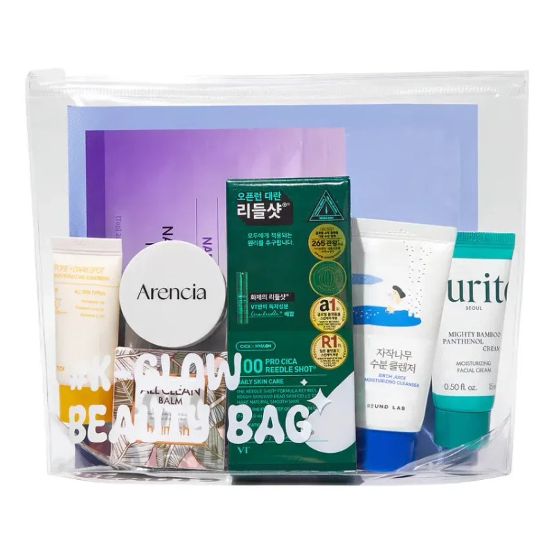 K- Glow Beauty Bag - Kit 8 Piezas Mini Skincare