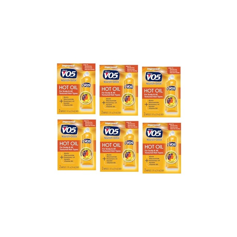 Vo5 Hot Oil Therapy Treatment 2 Count 0.5 Ounce (14ml)
