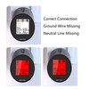 Outlet Tester Electrical Receptacle Voltage Tester Socket Leakage Tester LCD
