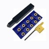 Zouzmin RCMT10T3M0 10pcs Carbide indexable Turning Insert with 5/8" SRDCN1616H10