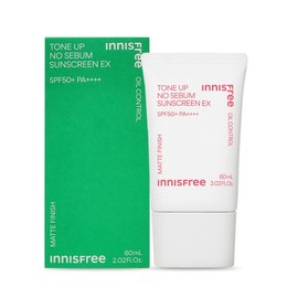 Innisfree Tone Up No Sebum Sunscreen EX 60ml / 이니스프리 톤업 노세범 선스크린 EX 60ml