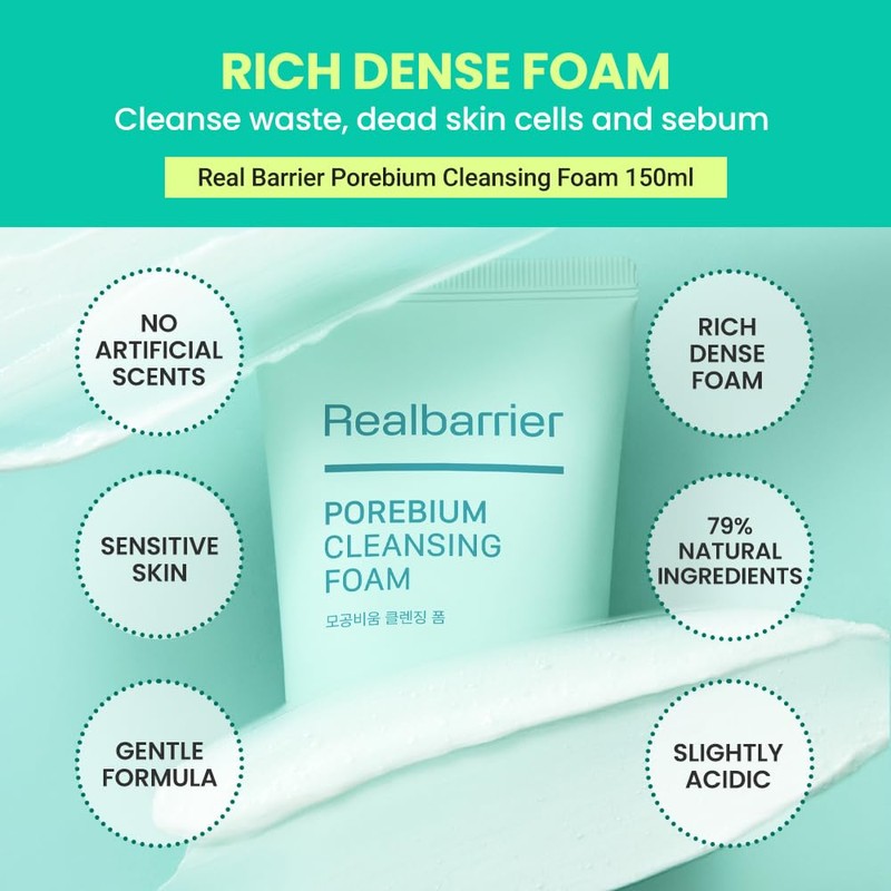 Real Barrier [Real Barrier]*renewal* Pore Bium Cleansing Foam 150ml