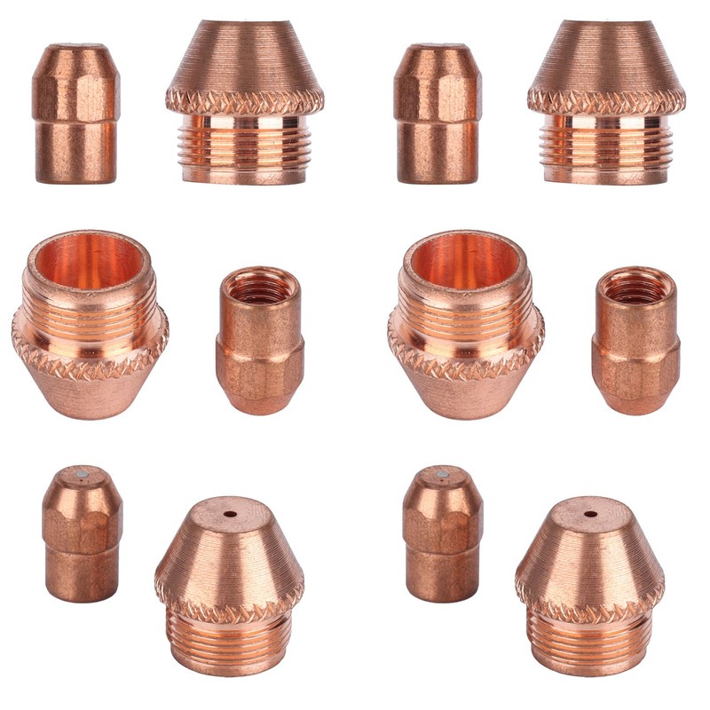 10 Set Plasma Cutter Consumables Electrode Tip Kit Nozzle Torch