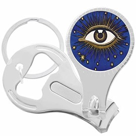 Franz Von Stuck Eye Nail Clippers Plus Bottle Opener Keychain