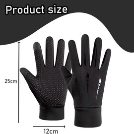 BPTZYLN 1 PCS Mens Gloves,Touchscreen Waterproof Gloves Gloves Winter Thermal Non-slip Winter Gloves Men Cycling Gloves for Men Outdoor Thermal Gloves for Men Women Walking Riding Driving Cycling ﻿