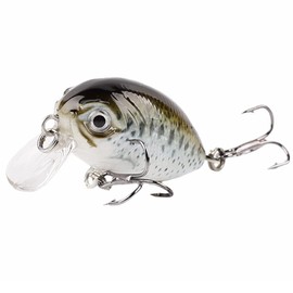 Hercules 0.1 inch (4 cm), 0.2 oz (4 g), Mini Crank Set, 1.0 inch (28 mm), 0.06 oz (1.5 g), Includes Case, Goby Chinning, Light Game, Fishing, Fishing, Lure, Bait, Fish Shape