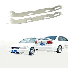 Placa de metal de reparación de parachoques delantero para Honda Civic 7ª generación 2004-2005