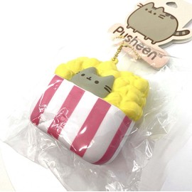 HAMEE Pusheen 3" Squishy Squeeze Toy Popcorn 🍿 Kawaii HAMEE VANILLA SCENTED NWT