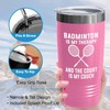 Badminton Player Pink Edition Viking Tumbler 20oz - Badminton is