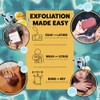 Goshi Esponja Exfoliante Ducha Baño Secado Rápido Resistente Rasgado Todo