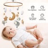 Mobile Baby Wooden Sheep Mobile Baby Bed Wind Chime, Clouds