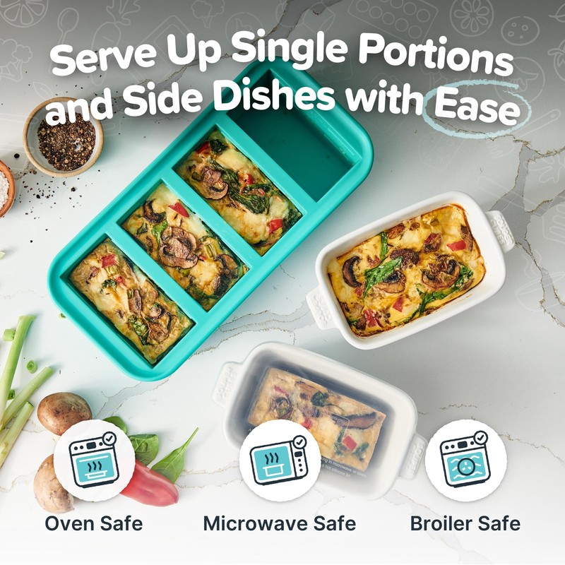 Souper Cubes Stoneware - Small Ceramic 5" x 3" Baking