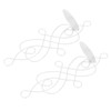 2 Sets Iron Wall Candle Sconce Holder Foldable Deformation Resistance