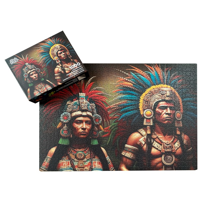 FLINK Rompecabezas Guerreros Aztecas 1000 Piezas
