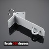 JQK Door Hasp Latch Lock, 5 Inch 304 Stainless Steel