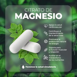 VITO Vitaminas Totales | Citrato de Magnesio 400 mg | Sin Ingredientes Adicionales | Frasco con 120 Cápsulas