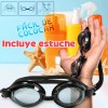 J.H. Company Gogles Natacion Profesional Antivaho Proteccion Uv 10181
