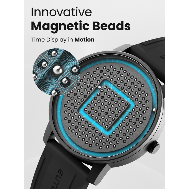 EUTOUR Yutor Magnetic Wristwatch, Men's, Creative, Cool, Simple, Casual, Quartz