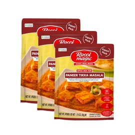 Rasoi Magic Spice Mix for Paneer Tikka Masala (Pack of 3) | Ready to cook | No Added Preservatives, No Artificial Colors | Restaurant like Flavors in 15 minutes| Ready-to-cook Mix | 50g Each Packet