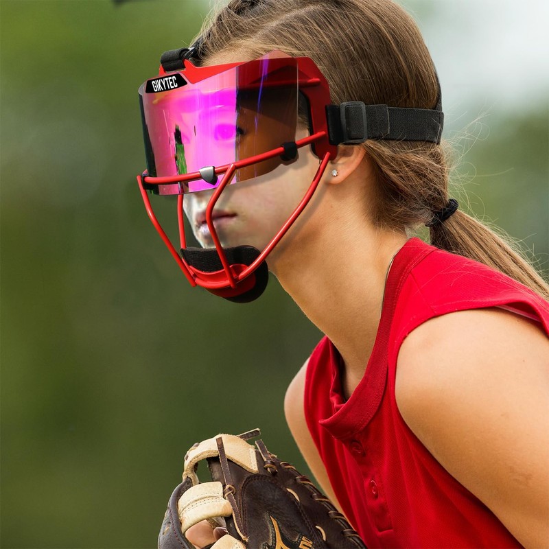 GIKYTEC Universal Softball Visor - Softball Eye-Shield Mask - Baseball