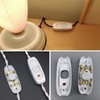 2 Pieces Light Switch AC 250V 10A Inline Cord Switch