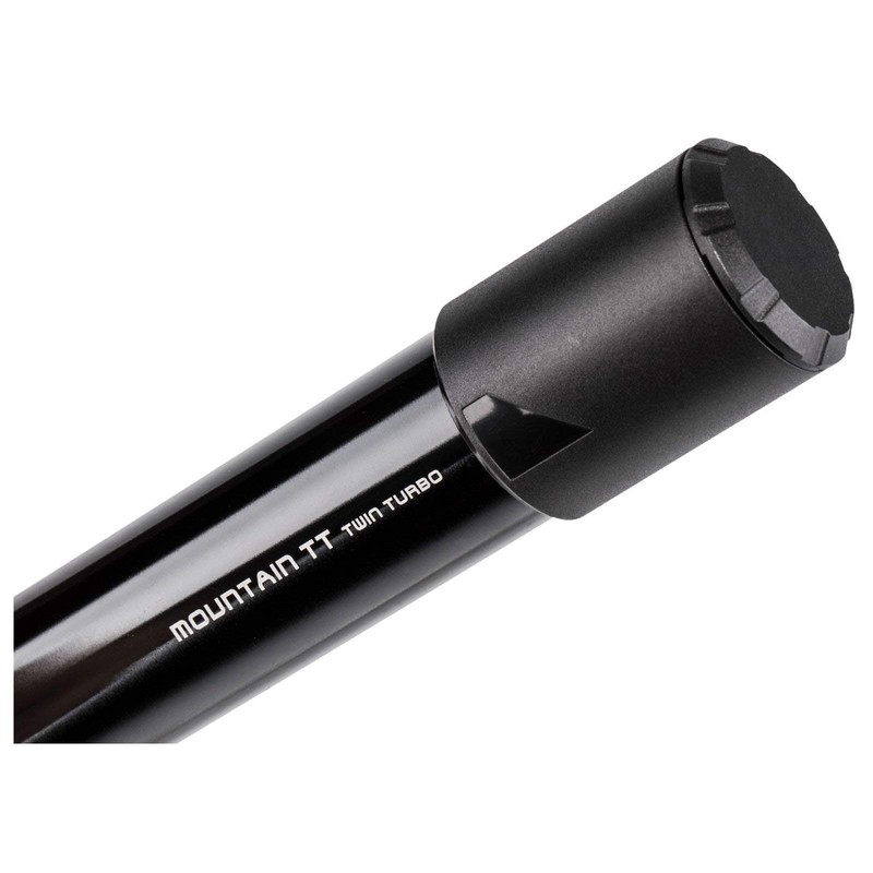 TOPEAK TMTT-1 Mountain TT Twin Turbo Hand Pump Black