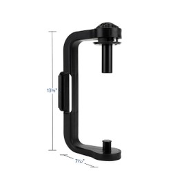 Camco Paper Towel Holder | Features Adjustable Side Knob & Mountable or Portable Design | Great for Camping, RVing, Grilling, Tailgating, and More | Black (57115)