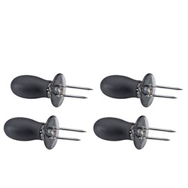 Küchenprofi BBQ Corn on the Cob Holder, Meiscob Skewers, Set of 4
