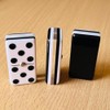 Domino Jumbo Cebra Deluxe Cristalino 5 Capas en Estuche Tipo