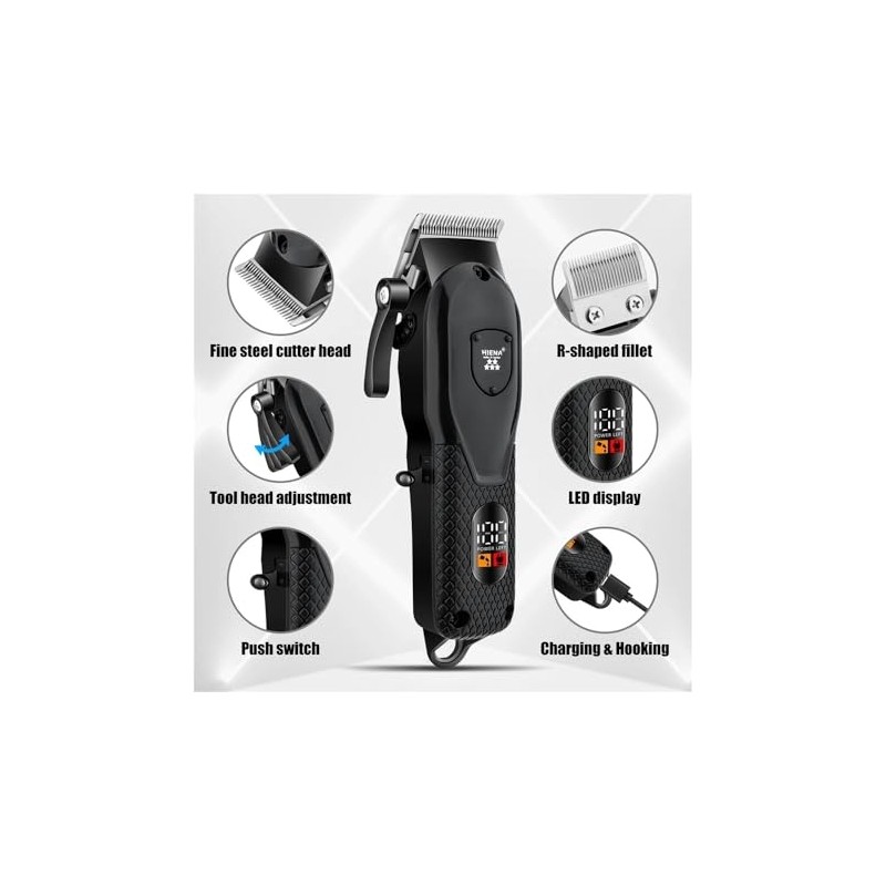 Razors Professional USB Charging Hair Clipper and Shaver Set,Small Machine