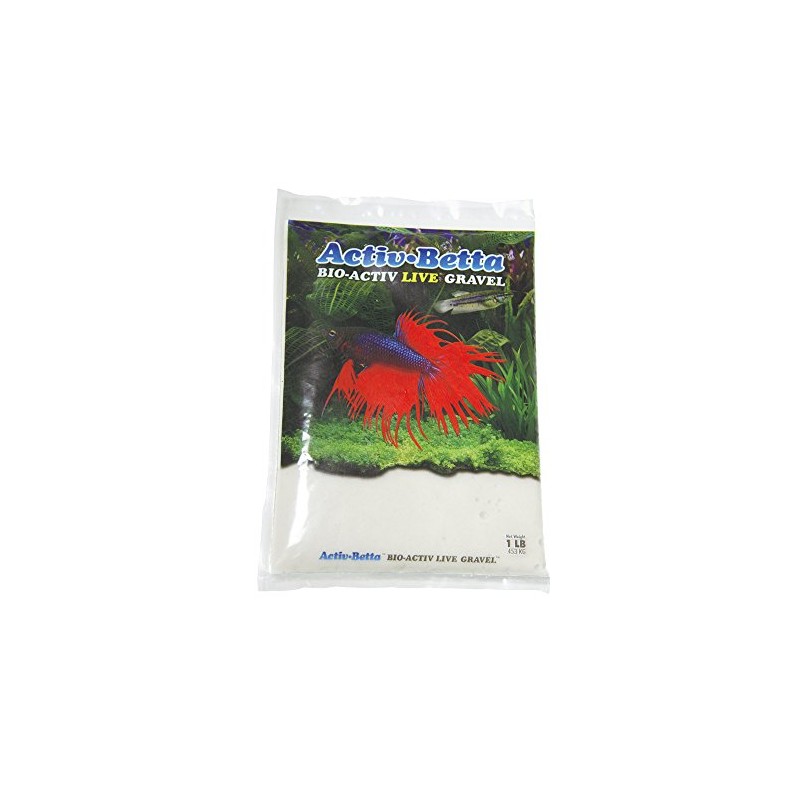 Activ Betta Aquarium Sand, 1-Pound, White Sand