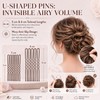 327pcs Hair Pins and Bobby Pins Set, Brown Hair Pins