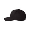 Flexfit Structured Brushed Twill Cap, Black, Large/X-Large