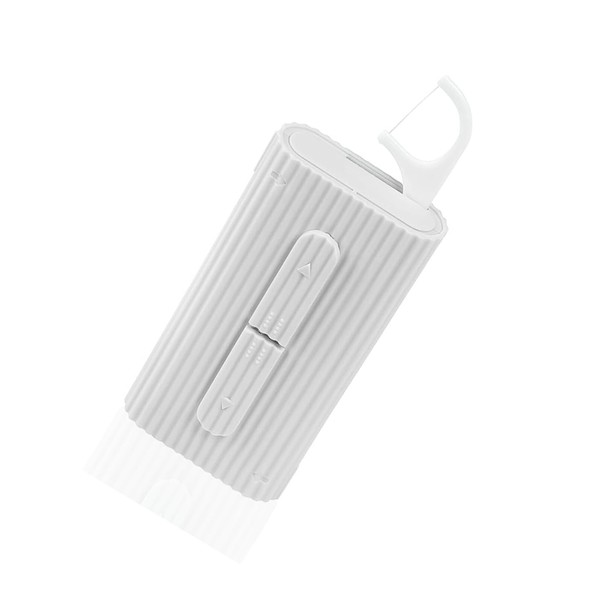 White Portable Dental Floss Picks Dispenser-Storage 10 Count Professional Shred