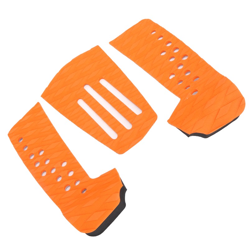 3 Pcs Surfboard Traction Pad AntiSkid MoistureProof Surf Deck Mat