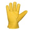 SupremeTTF 5 Pairs Yellow Leather Gloves HGV Drivers Hand Safety