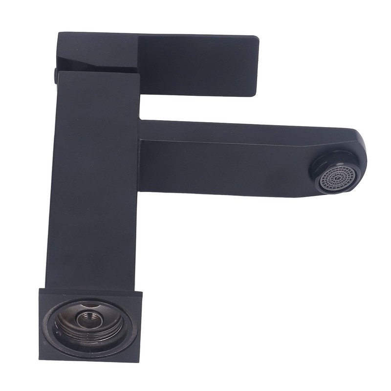 Basin Faucet Stainless Steel Surface Black Baking Paint Bathroom Sink
