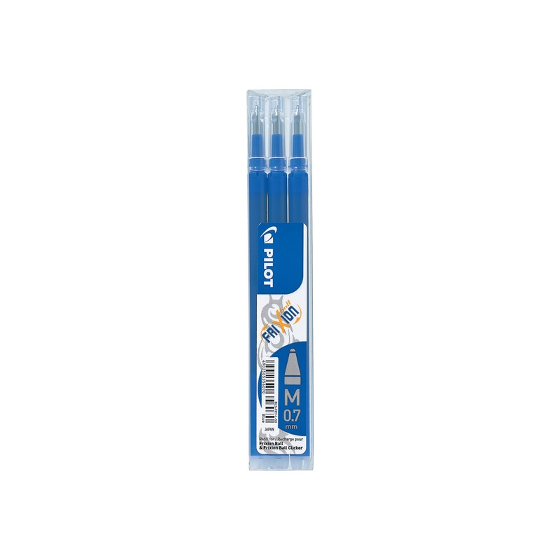 Pilot Frixion Erasable Rollerball Set (Single Pen) with 3 refills,